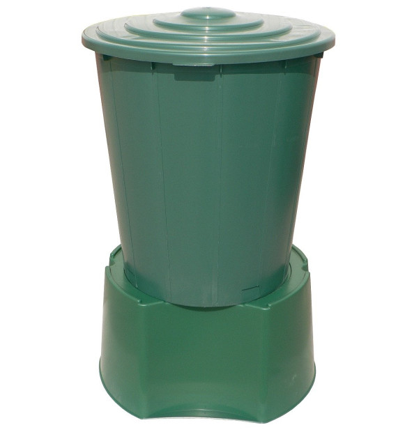 PE SUD 200 L TYPE 4520 FOR RAIN WATER GARDEN GREEN INCLUDING DRAINAGE AND LID (6.4KG)(2)