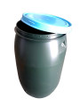 HDPE PLASTIC SUD 220L FOR RAIN WATER GARDEN WITH DRAIN COCK, REMOVING LID (SUD ON WATER 200L)(2)2