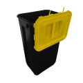 PP REC CONTAINER 60 L BLACK UN 3H2//S CONICAL 400 X 300 X 670 MM(2)2