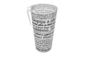  PP CUP WITH CLIP 0.5 L EXTRA STRONG, PRINT CITÁTY