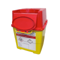 MEDICAL WASTE CONTAINER SQUARE 4 L INCLUDING CAP 180 X 180 X 225 MM (50 PCS/CARTON)(2)2