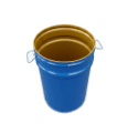 STEEL DRUM 60L RAL5010/LACQUER EP2 0,6/0.5/0.5 MM UN X100.4/S OV + LEVER 365/395x580 SIDE HOLDER(2)2