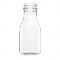 PET BOTTLE 250 ML CLEAR FOR MILK WITHOUT CAP (100 ks)