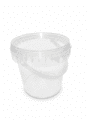 PP KBELÍK 580ML ROUND WITH FUSE INCL. TRANSPARENT LID / 5000KS PALLET