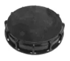 TOP SCREW COVER WERIT DN 150 MM WITHOUT AIR BLOWER BLACK INCLUDING SEAL