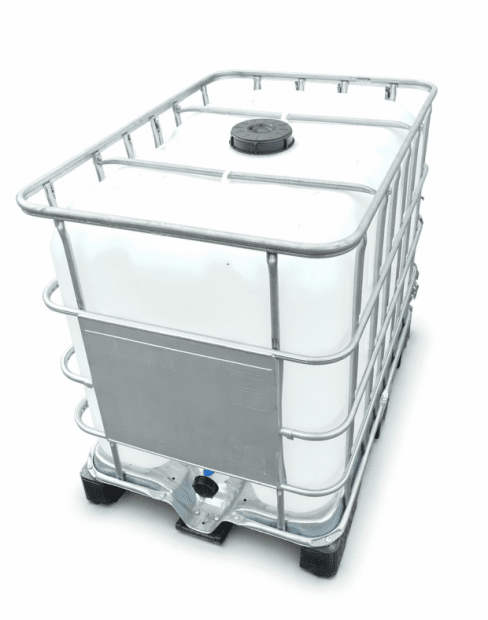 IBC CONTAINER 600L WERIT 150/50 REKO NEW BOTTLE PLASTIC PALLET IRREPLACEABLE FLAP COCK(2)