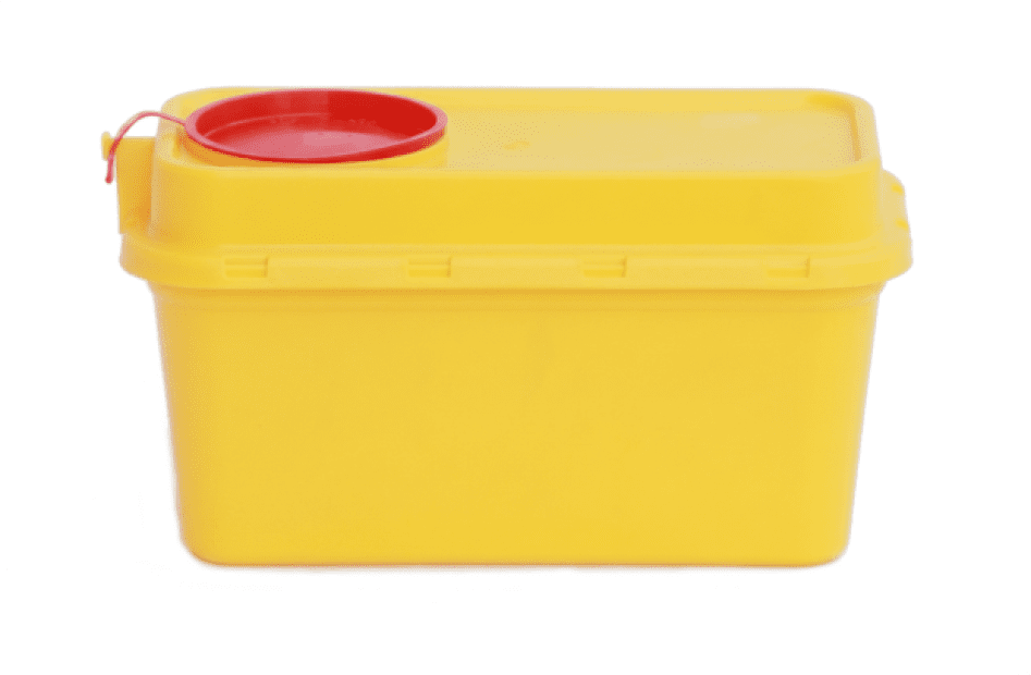MEDICINAL WASTE TANK 1,25L EDGE INCLUDING 94/207/108 MM (KARTON 100KS)