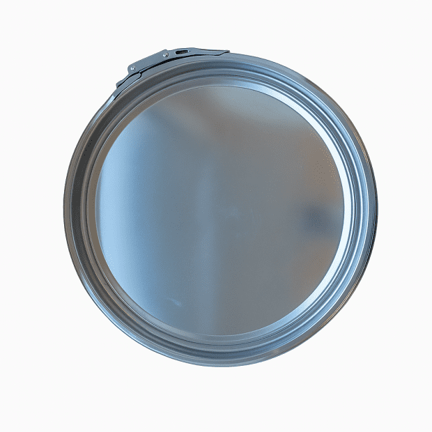 SHEET BARREL 30L RAL5010/LACQUER EP2 R360 0,6/0.5/0.5 MM OV+LEVER 365/395x320 MM 3.3kg(3)