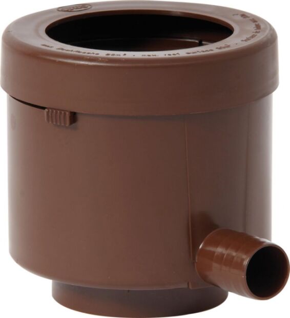 RAINWATER COLLECTOR WITH FILTER - AUTOMAT DE - LUXE BROWN