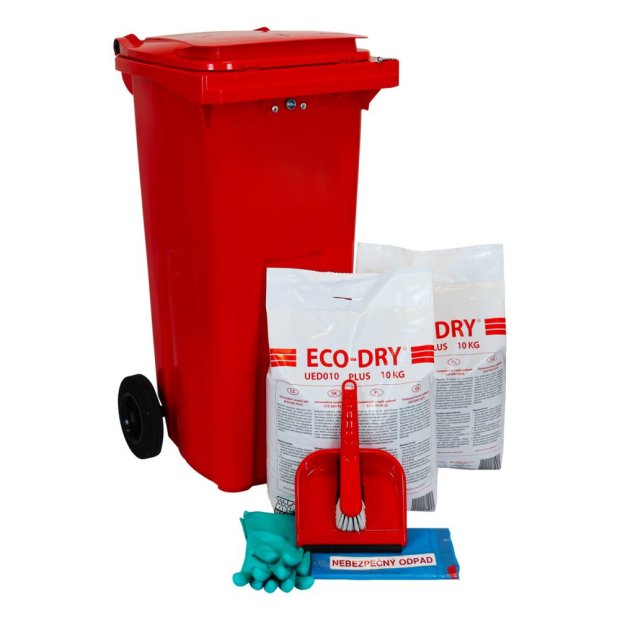 Mobile emergency kit with lock – universal sorbent ECO-DRY PLUS