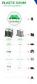 BARREL CLIP GREEN(4)4