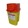 MEDICAL WASTE CONTAINER SQUARE 7 L INCLUDING CAP 188 X 189 X 305 MM (30 PCS/CARTON)(2)2