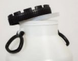 PE BAREL 50 L WIDE-HAND NATURAL HANDLE + SCREW-CUTTER, INTERMEDIATE  AVERAGE 197MM 355x700MM(3)3