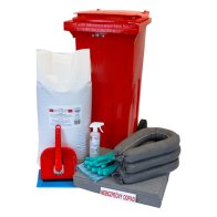 Mobile emergency kit with lock – universal sorbents + ECO DRY EXTRA