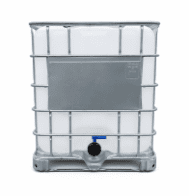 IBC CONTAINER 1000L REKO 225/80 METAL PALLET NEW NATUR CONTAINER UNIFORMABLE FLAP COCK WITHOUT UN