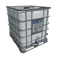 IBC CONTAINER 1000L REKO 150/50 METAL PALLET NATUR CONTAINER REPLACEABLE FLAP TANK DN 50 MM