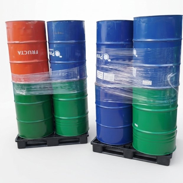 METAL BARREL 200L USED PAINTED INSIDE AND OUTSIDE WITHOUT LID AND LEVER HOOP(2)