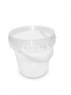 PP KBELÍK 580ML ROUND WITH FUSE INCL. TRANSPARENT LID / 5000KS PALLET