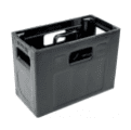 BEER BOTTLE CARRIER WITH HANDLE PP BLACK