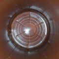 200 L METAL DRUM USED CONICAL PERFORATED PLASTIC REMOVABLE LID(2)2