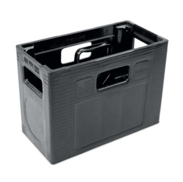 BEER BOTTLE CARRIER WITH HANDLE PP BLACK