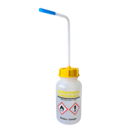 303-770022 LDPE BOTTLE 500 ML NATURAL ROUND WIDE-NECK ISOPROPANOL INCLUDING YELLOW CAP WITH SYRINGE