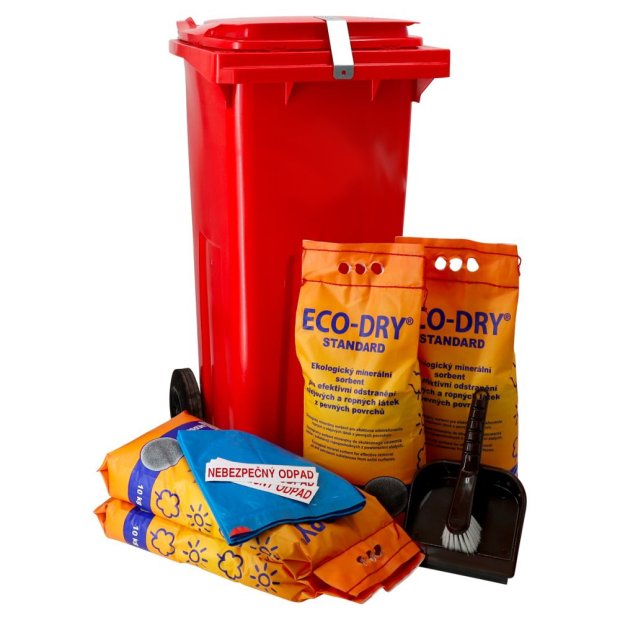 Mobile emergency kit 120 l - universal bulk sorbents