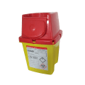 MEDICAL WASTE CONTAINER SQUARE 1.5 L INCLUDING CAP 120 X 128 X 175 MM (90 PCS/CARTON)(2)2