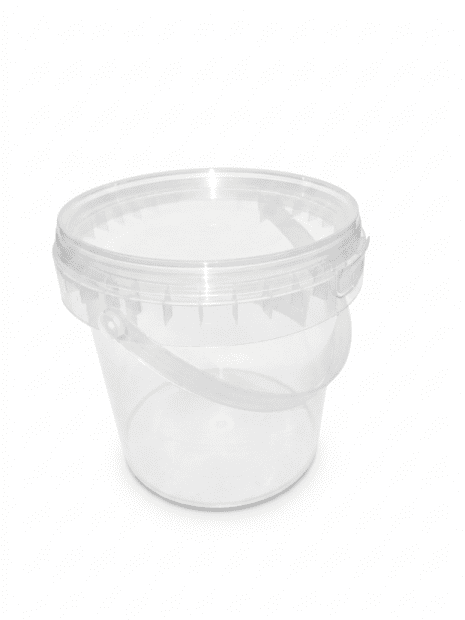 PP KBELÍK 580ML ROUND WITH FUSE INCL. TRANSPARENT LID / 5000KS PALLET