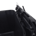 PP REC CONTAINER 30 L BLACK UN 3H2//S CONICAL 400X300X330 MM INCLUDES A BLACK LID WITH A HANDLE(4)4