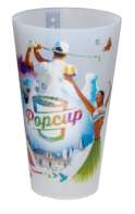 PP CUP WITHOUT CLIP 0.5 L EXTRA STRONG, PRINT SUMMER HOLIDAY