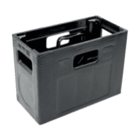 BEER BOTTLE CARRIER WITH HANDLE PP BLACK