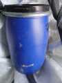PE BARREL 30L AFTER CHOCOLATE USED WITHOUT UN REMOVABLE LID + LEVER LOCK(5)5