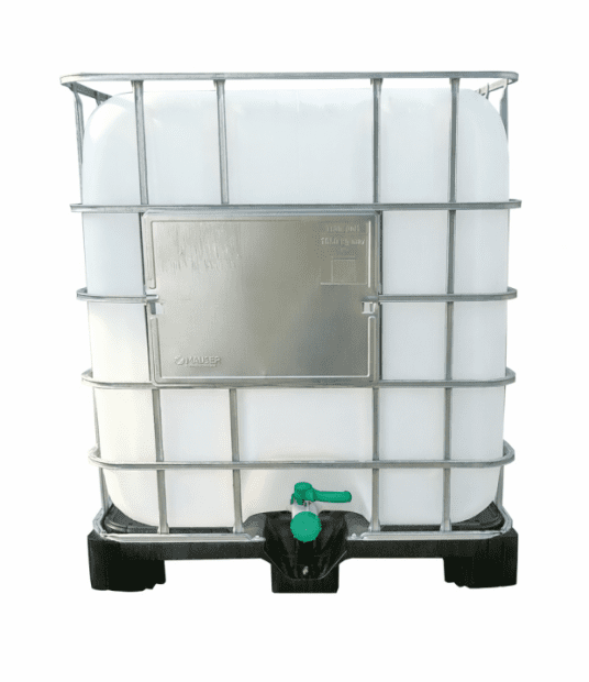 IBC CONTAINER 1000L REKO 150/50 WITHOUT UN NEW CONTAINER, PLASTIC PALLET, INTEGRATED FLAP TAP