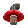 UPPER SCREW CAP FOR IBC CONTAINER DN 150 MM WITH STAINLESS STEEL FILTER AND ELBOW 90°(4)4