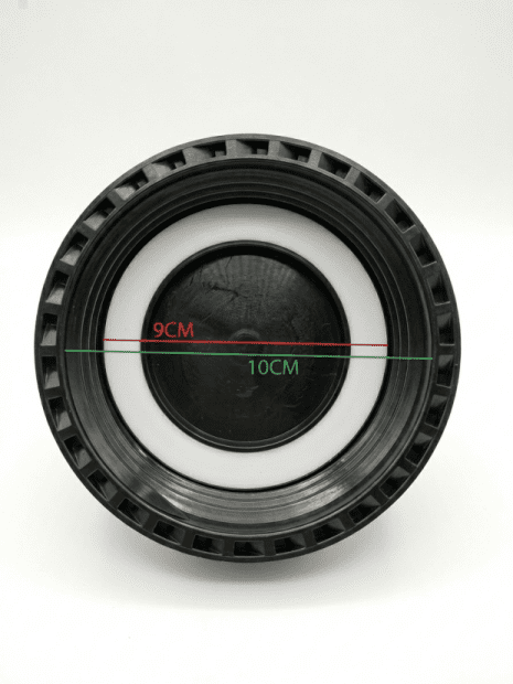 PP PLUG MAMOR DN 80/100 MM S100x8 WHITE SINGLE INCLUDING GASKET