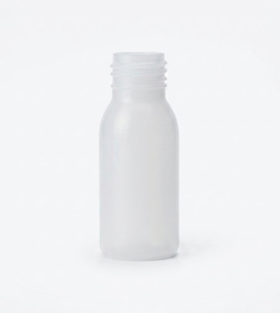 BOTTLE HDPE 50 ML NATUR COLA, WITHOUT CLOSING