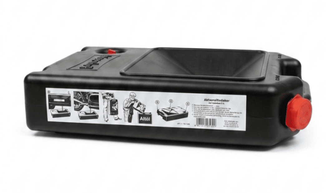 HDPE Oil Change Can black, 8 L Capacity  130x300x500 mm(2)