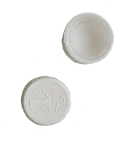 CLOSURE WITH CHILD LOCK WHITE 28 MM