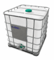 IBC CONTAINER 1000L SCHÜTZ 150/50 REKO WITHOUT UN METAL PALL. INTEGRATE FLAP VALVE DN 50(2)2
