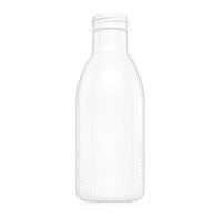 PET BOTTLE 500 ML FOR MILK WHITE WITHOUT CAP (200 ks)