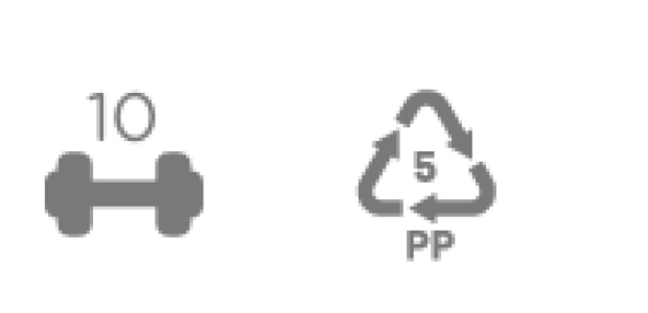 PLASTIC CONTAINER 600 X 400 X 130 MM HANDLING PERFORATED RECYCLED BLACK(2)