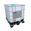 IBC CONTAINER 1000L REFURBISHED WASHED AFTER FOOD, WITHOUT UN, PLASTIC PAL. 225/50-REDUCED FROM DN80