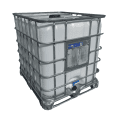 IBC CONTAINER 1000L REKO 150/50 METAL PALLET NATUR CONTAINER REPLACEABLE FLAP TANK DN 50 MM
