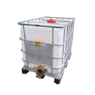IBC WERIT 600L PLASTIC PALLET WITHOUT UN 150/50 WASHED, METAL FRAME CORROSION