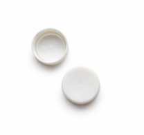 SCREW CAP FOR PET MILK BOTTLE  WHITE