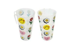  PP CUP WITH CLIP 0.5 L EXTRA STRONG, PRINT EMOJI