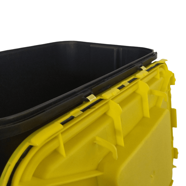 PP REC CONTAINER 60 L BLACK UN 3H2//S CONICAL 400 X 300 X 670 MM(4)