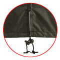 Protective cover for IBC container black UV protection(3)3
