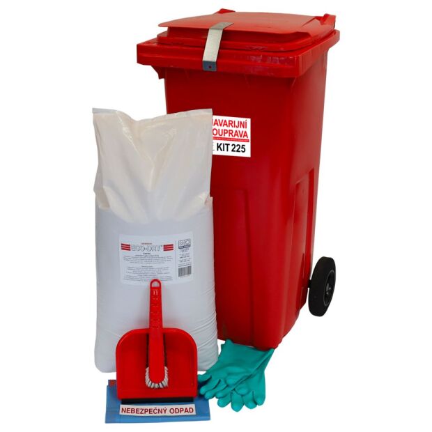 Emergency kit 120 l with ECO-DRY EXTRA loose sorbent
